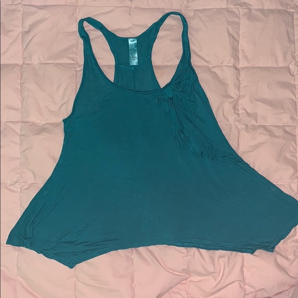 Teal Racer Back Tank - Picture 2 of 8